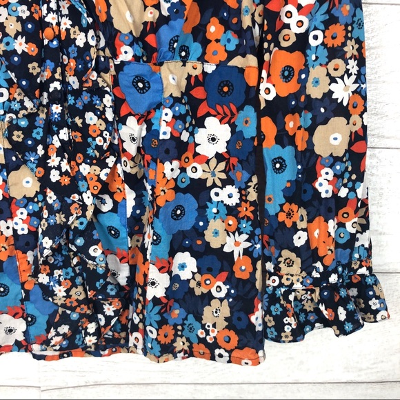 JONES NEW YORK Sport Floral Button Down Top Shirt - Picture 5 of 7